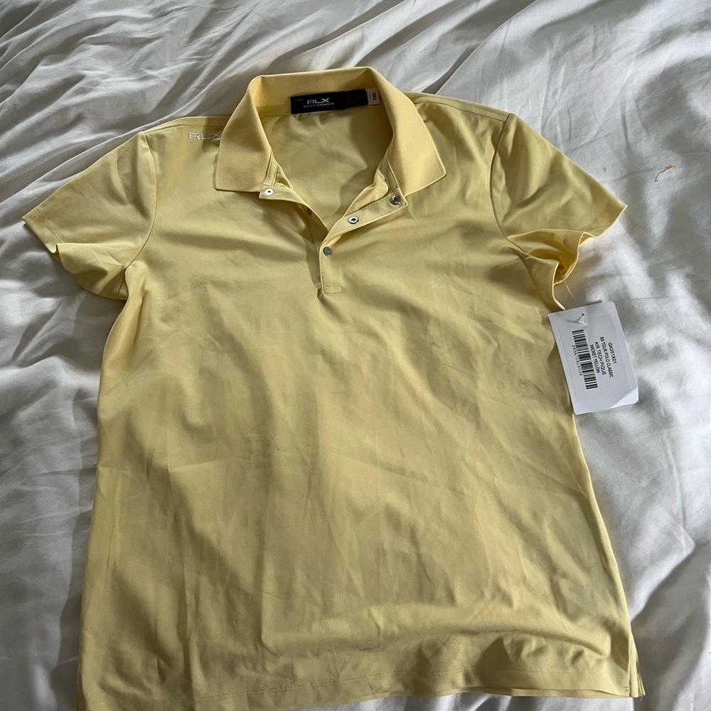 RLX Ralph Lauren Women's Classic Fit Yellow Polo